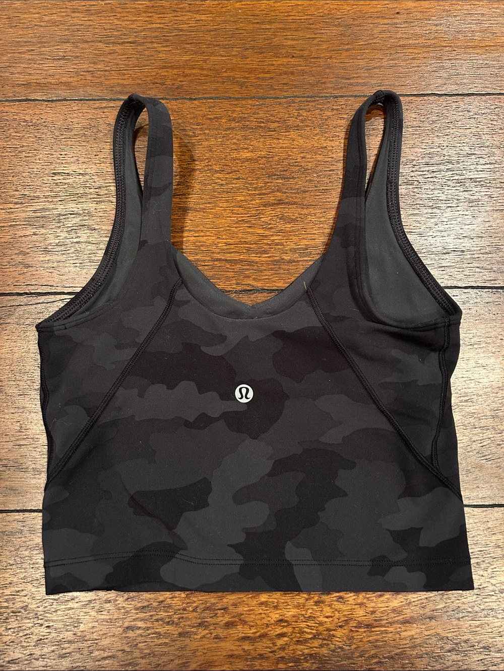 lululemon athletica Black Camo Energy Bra Tank Top